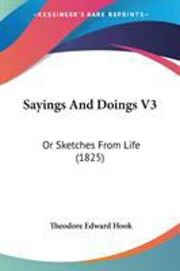 Sayings and Doings V3 Sayings and Doings V3