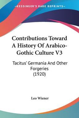 Contributions Toward a History of Arabico-Gothic Culture V3