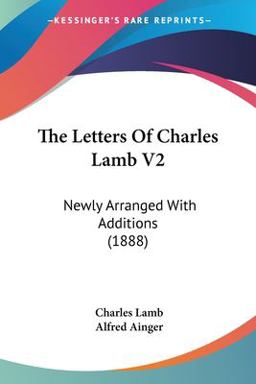 The Letters of Charles Lamb V2