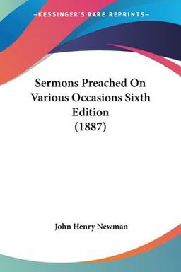 Sermons Preachedon Various Occasions