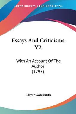 Essays and Criticisms V2