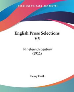 English Prose Selections V5