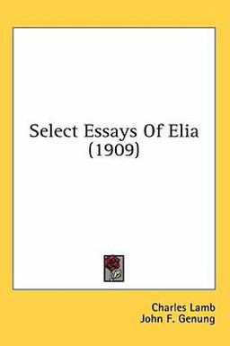 Select Essays of Elia