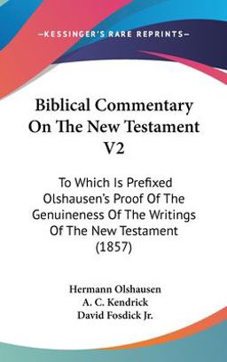 Biblical Commentary on the New Testament V2