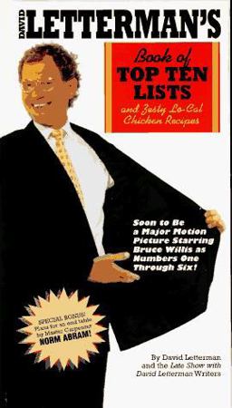 David Letterman's Book of Top Ten Lists 1st 9780553102222 Front Cover
