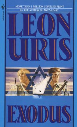 Exodus A Novel of Israel  9780553258479 Front Cover
