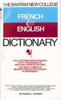 Bantam New College French and English Dictionary  9780553274110 Front Cover