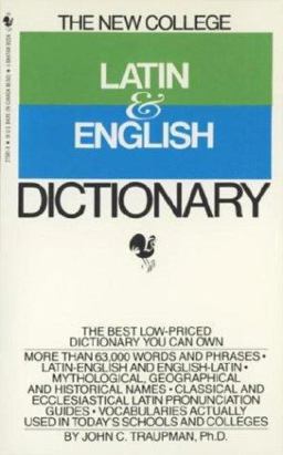 Bantam New College Latin and English Dictionary  9780553275810 Front Cover