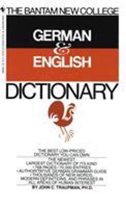 Bantam New College German/English Dictionary  9780553280883 Front Cover