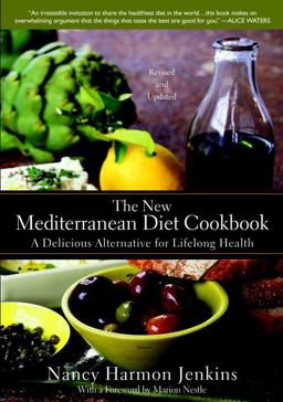 New Mediterranean Diet Cookbook A Delicious Alternative for Lifelong Health  9780553385090 Front Cover
