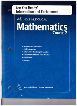 Are You Rdy? Int/Enr Holt Math C2 2010