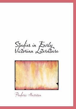 Studies in Early Victorian Literature