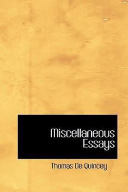 Miscellaneous Essays