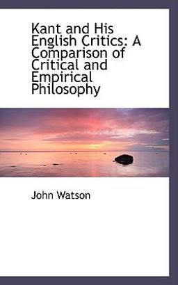 Kant and His English Critics