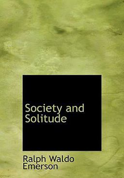 Society and Solitude
