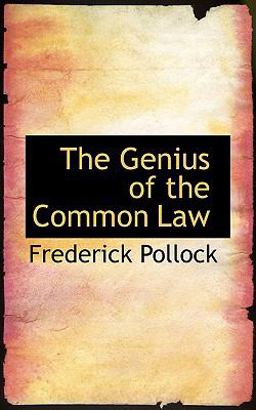 The Genius of the Common Law