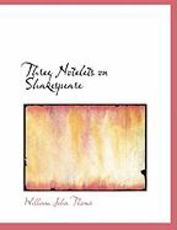 Three Notelets on Shakespeare