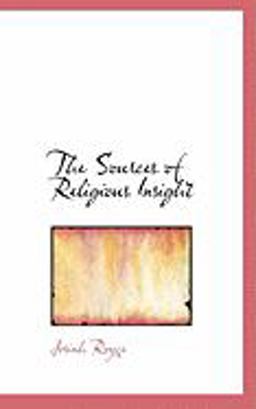 The Sources of Religious Insight