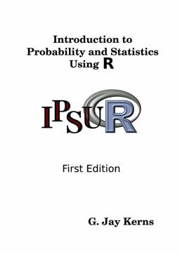 Introduction to Probability and Statistics Using R  9780557249794 Front Cover