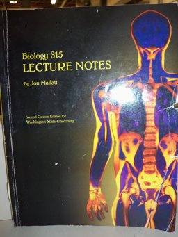 Biology 315, Lecture Notes