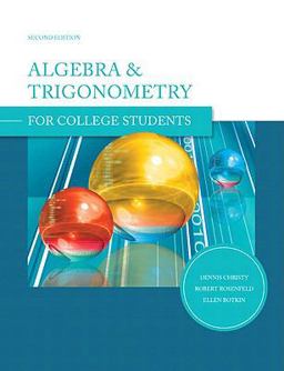 Algebra and Trigonometry for College Students 2nd 9780558058036 Front Cover