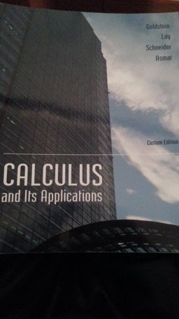 Calculus and Its Applications >Custom<