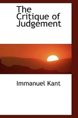 The Critique of Judgement