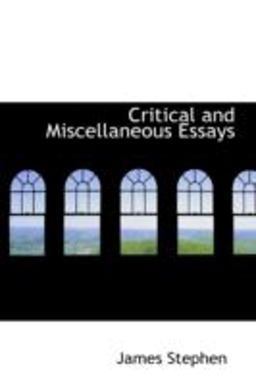 Critical and Miscellaneous Essays