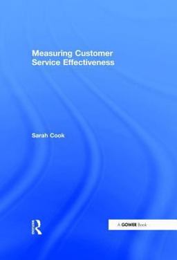 Measuring Customer Service Effectiveness  9780566085383 Front Cover