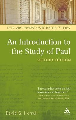 Introduction to the Study of Paul 2nd 9780567040831 Front Cover