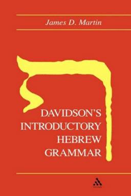 Davidson's Introductory Hebrew Grammar 2nd 9780567096425 Front Cover