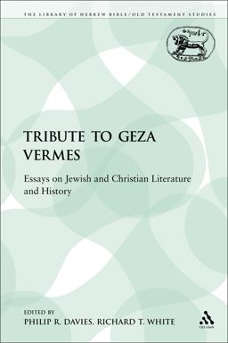 Tribute to Geza Vermes Essays on Jewish and Christian Literature and History  9780567191519 Front Cover