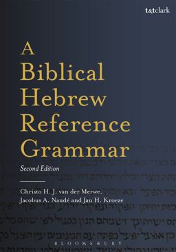 Biblical Hebrew Reference Grammar Second Edition 2nd 9780567663337 Front Cover