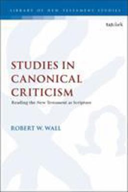 Studies in Canonical Criticism Studies in Canonical Criticism