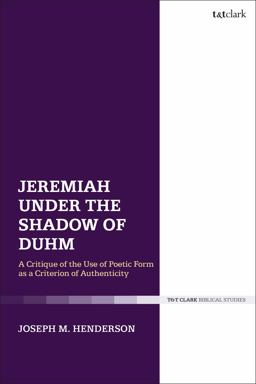 Jeremiah under the Shadow of Duhm