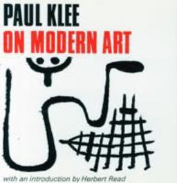 Paul Klee on Modern Art Introduction by Herbert Read  9780571066827 Front Cover