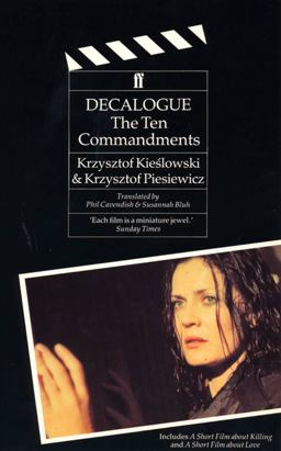 Decalogue The Ten Commandments  9780571144983 Front Cover