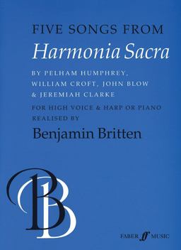 Five Songs from Harmonia Sacra Five Songs from Harmonia Sacra