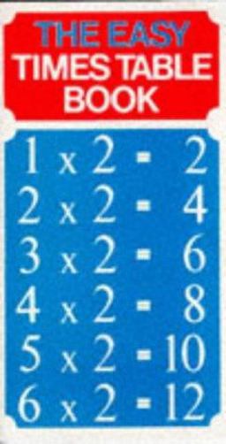 Easy Times Table Book  9780572009908 Front Cover
