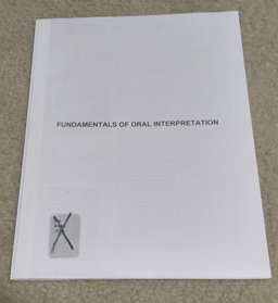 Fundamentals of Oral Interpretation