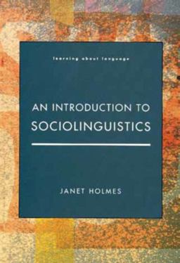 Introduction to Sociolinguistics 1st 9780582060623 Front Cover