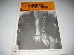 Crime and Penal Policy