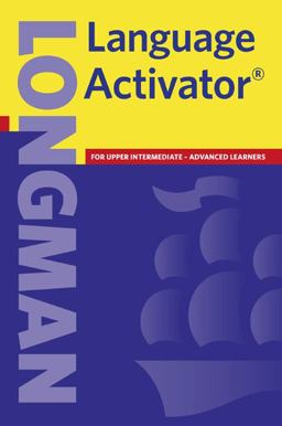 Longman Language Activator Dictionary Paper 2nd 9780582419520 Front Cover