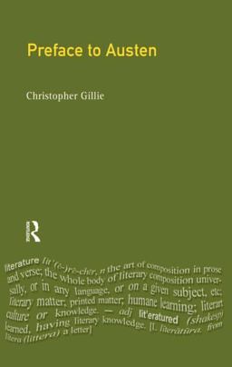 Preface to Jane Austen Revised Edition 2nd 9780582437623 Front Cover