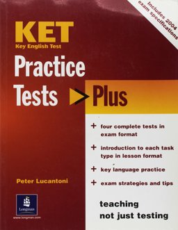 KET Practice Tests Plus Students' Book New Edition  9780582829107 Front Cover
