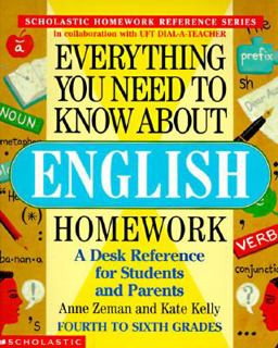 Everything You Need to Know about English Homework  9780590493611 Front Cover