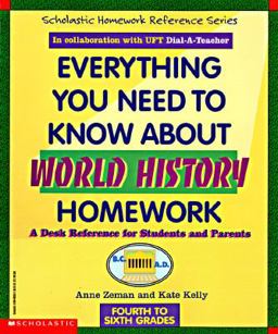 Everything You Need to Know about World History Homework  9780590493659 Front Cover