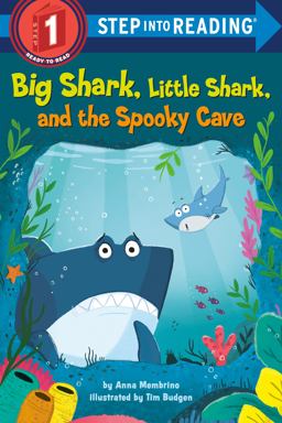 Big Shark, Little Shark, and the Spooky Cave  9780593302071 Front Cover
