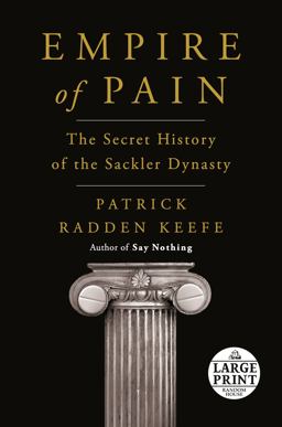 Empire of Pain The Secret History of the Sackler Dynasty  9780593416280 Front Cover