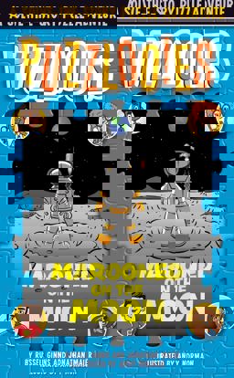 Puzzlooies! Marooned on the Moon A Solve-The-Story Puzzle Adventure  9780593450291 Front Cover